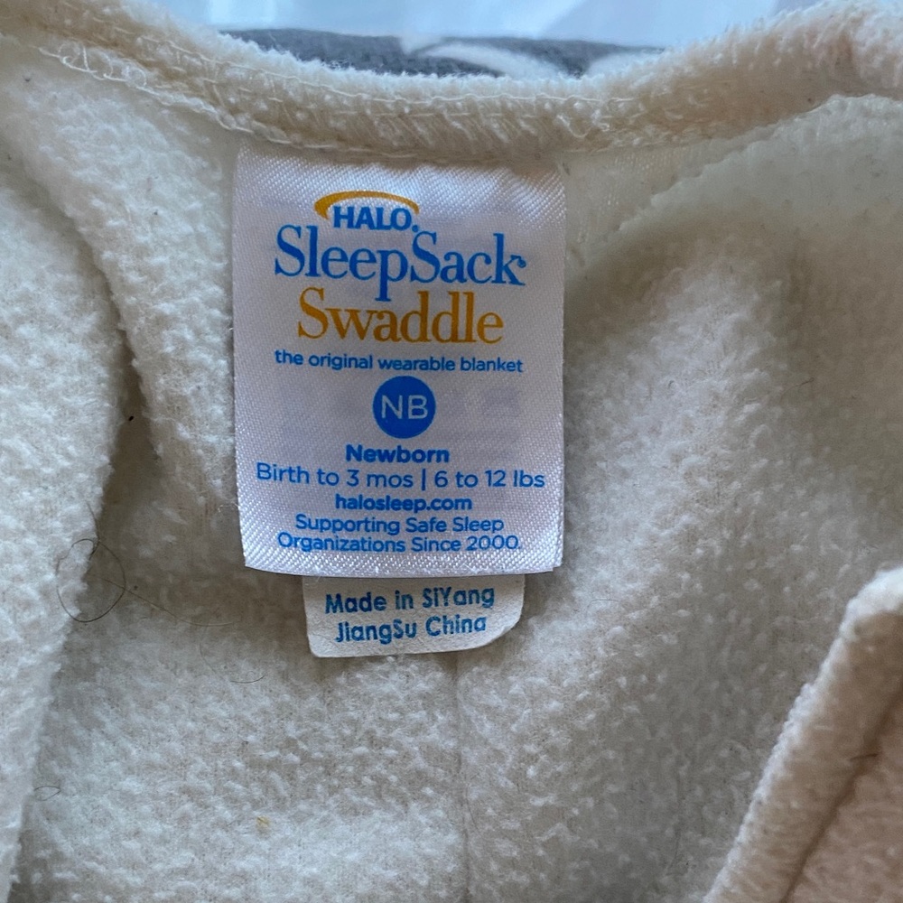 Halo Newborn SleepSack Swaddle in Cream